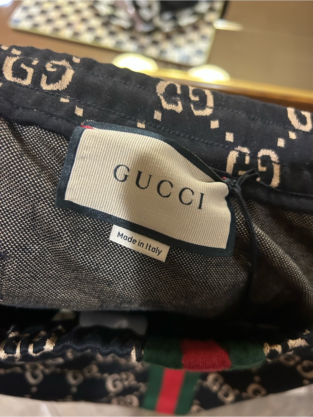 Men's Gucci GG jersey cotton jog pants, size XXL made in Italy - Picture 12 of 14